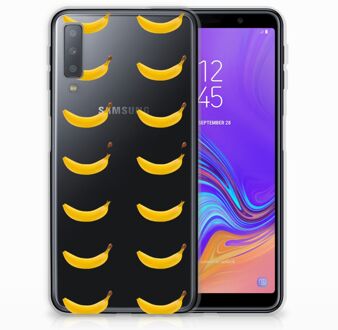 B2Ctelecom Samsung Galaxy A7 (2018) TPU Siliconen Hoesje Banana