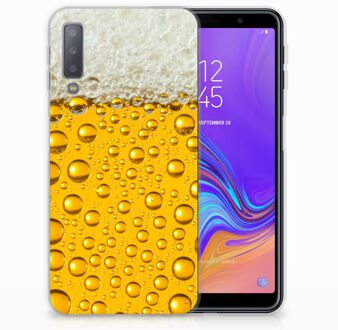 B2Ctelecom Samsung Galaxy A7 (2018) TPU Siliconen Hoesje Bier