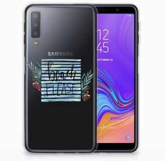 B2Ctelecom Samsung Galaxy A7 (2018) TPU Siliconen Hoesje Boho Beach