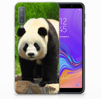 B2Ctelecom Samsung Galaxy A7 (2018) TPU-siliconen Hoesje Design Panda