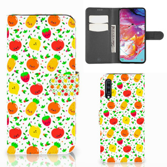 B2Ctelecom Samsung Galaxy A70 Book Cover Fruits