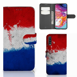 B2Ctelecom Samsung Galaxy A70 Bookstyle Case Nederlandse Vlag