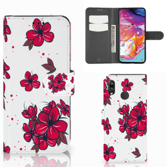 B2Ctelecom Samsung Galaxy A70 Hoesje Blossom Rood