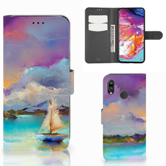 B2Ctelecom Samsung Galaxy A70 Hoesje Boat