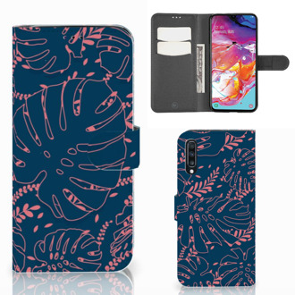 B2Ctelecom Samsung Galaxy A70 Hoesje Palm Leaves