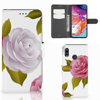 B2Ctelecom Samsung Galaxy A70 Hoesje Roses