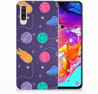 B2Ctelecom Samsung Galaxy A70 Silicone Back Cover Space