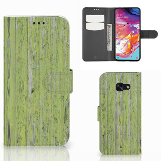 B2Ctelecom Samsung Galaxy A70 Smartphonehoesje Green Wood