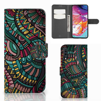 B2Ctelecom Samsung Galaxy A70 Telefoon Hoesje Aztec