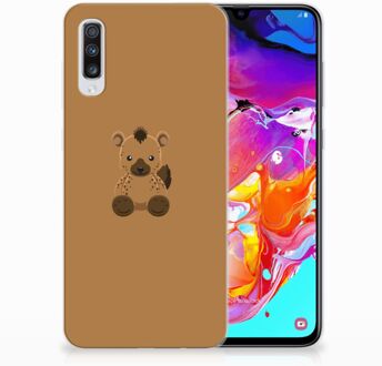 B2Ctelecom Samsung Galaxy A70 TPU-siliconen Hoesje Baby Hyena