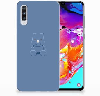 B2Ctelecom Samsung Galaxy A70 TPU-siliconen Hoesje Baby Rhino