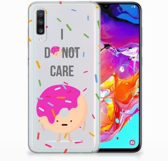 B2Ctelecom Samsung Galaxy A70 TPU-siliconen Hoesje Donut