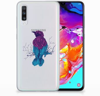 B2Ctelecom Samsung Galaxy A70 TPU-siliconen Hoesje Merel