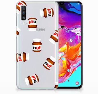 B2Ctelecom Samsung Galaxy A70 TPU-siliconen Hoesje Nut Jar