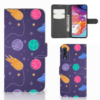 B2Ctelecom Samsung Galaxy A70 Wallet Case met Pasjes Space