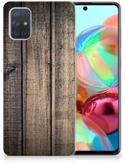 B2Ctelecom Samsung Galaxy A71 Bumper Hoesje Steigerhout