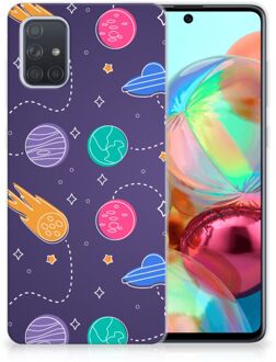 B2Ctelecom Samsung Galaxy A71 Silicone Back Cover Space