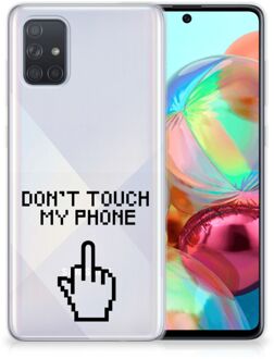 B2Ctelecom Samsung Galaxy A71 Silicone-hoesje Finger DTMP