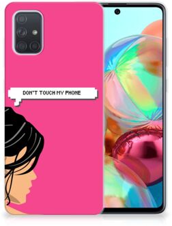 B2Ctelecom Samsung Galaxy A71 Silicone-hoesje Woman DTMP