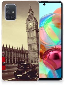 B2Ctelecom Samsung Galaxy A71 Siliconen Back Cover Londen