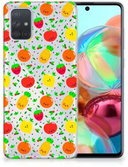 B2Ctelecom Samsung Galaxy A71 Siliconen Case Fruits