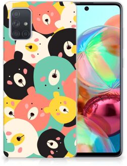 B2Ctelecom Samsung Galaxy A71 Telefoonhoesje met Naam Bears