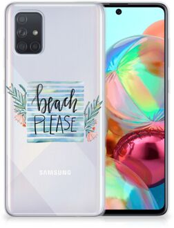 B2Ctelecom Samsung Galaxy A71 Telefoonhoesje met Naam Boho Beach