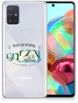 B2Ctelecom Samsung Galaxy A71 Telefoonhoesje met Naam Boho Bottle