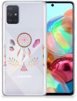 B2Ctelecom Samsung Galaxy A71 Telefoonhoesje met Naam Boho Dreamcatcher