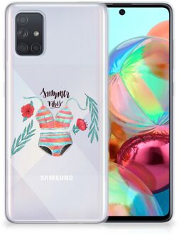 B2Ctelecom Samsung Galaxy A71 Telefoonhoesje met Naam Boho Summer