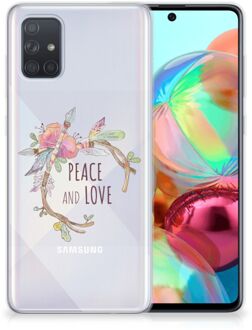 B2Ctelecom Samsung Galaxy A71 Telefoonhoesje met Naam Boho Text