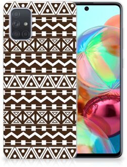 B2Ctelecom Samsung Galaxy A71 TPU bumper Aztec Bruin