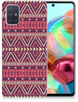 B2Ctelecom Samsung Galaxy A71 TPU bumper Aztec Purple