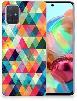 B2Ctelecom Samsung Galaxy A71 TPU bumper Geruit