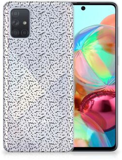 B2Ctelecom Samsung Galaxy A71 TPU bumper Stripes Dots