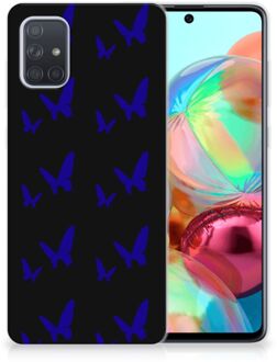 B2Ctelecom Samsung Galaxy A71 TPU bumper Vlinder Patroon