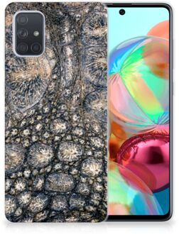 B2Ctelecom Samsung Galaxy A71 TPU Hoesje Krokodillenprint