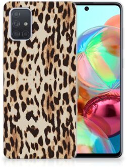 B2Ctelecom Samsung Galaxy A71 TPU Hoesje Leopard