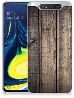 B2Ctelecom Samsung Galaxy A80 Bumper Hoesje Steigerhout