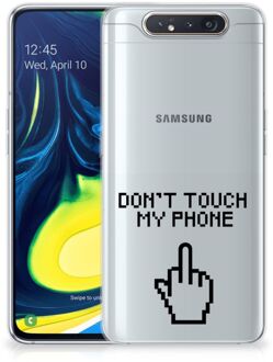 B2Ctelecom Samsung Galaxy A80 Silicone-hoesje Finger DTMP