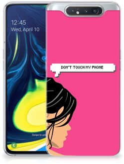 B2Ctelecom Samsung Galaxy A80 Silicone-hoesje Woman DTMP