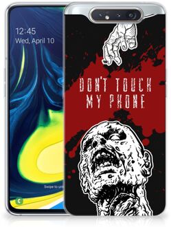 B2Ctelecom Samsung Galaxy A80 Silicone-hoesje Zombie Blood