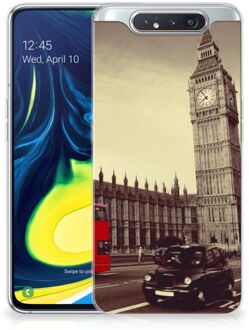 B2Ctelecom Samsung Galaxy A80 Siliconen Back Cover Londen