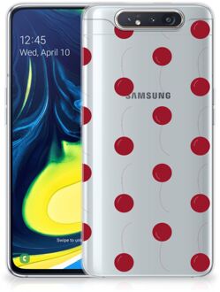 B2Ctelecom Samsung Galaxy A80 Siliconen Case Cherries