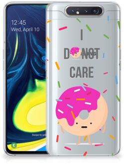 B2Ctelecom Samsung Galaxy A80 Siliconen Case Donut Roze