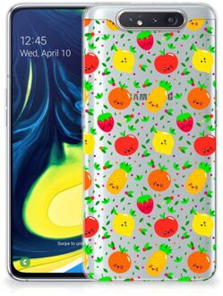 B2Ctelecom Samsung Galaxy A80 Siliconen Case Fruits