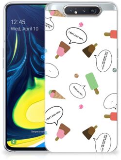 B2Ctelecom Samsung Galaxy A80 Siliconen Case IJsjes