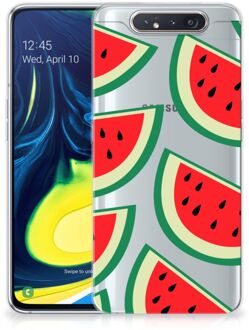 B2Ctelecom Samsung Galaxy A80 Siliconen Case Watermelons