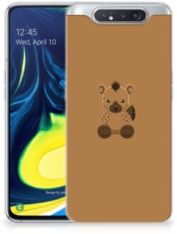 B2Ctelecom Samsung Galaxy A80 Telefoonhoesje met Naam Baby Hyena