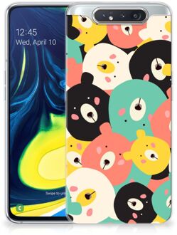 B2Ctelecom Samsung Galaxy A80 Telefoonhoesje met Naam Bears